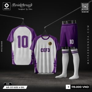 Áo Đá Banh Thiết Kế Màu Tím Giá Siêu Hời Tại Obito Sport