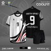 Áo Bóng Chuyền OBITO CoolFit - Đen Trắng Họa Tiết Đỏ