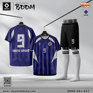 Bộ quần áo đá bóng Obito - BOOM tím than