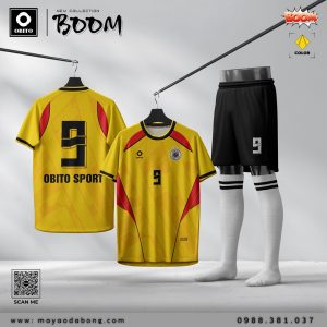 Áo Đấu Obito BOOM Vàng Chanh Nổi Bật - Thể Thao & Cá Tính