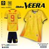 Bộ quần áo bóng đá Obito VEERA vàng cam – năng động và nổi bật trên sân cỏ