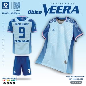 Áo Bóng Đá Obito VEERA Xanh Dương Nhạt - Thiết Kế Hiện Đại, Tinh Tế