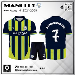 Áo Đấu Manchester City Sân Khách 2024-2025 Xanh Navy