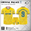 Áo Bóng Đá Crystal Palace Sân Khách 2024-2025 Màu Vàng