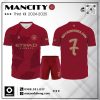 Áo Bóng Đá Manchester City Third Kit 2024–2025 Màu Đỏ Rượu Vang