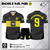 Áo Đấu Sân Khách Dortmund 2025 - Đen Xám