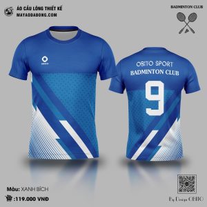 Áo Cầu Lông Xanh Bích Năng Động - Mã 55