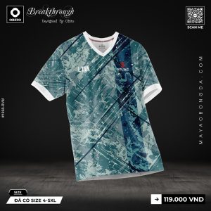 Áo bóng đá thiết kế Xanh Rêu Urban - Cá tính & Năng động