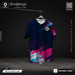 Áo Bóng Đá Xanh Navy Đột Phá - Thiết Kế Fuchsia Cá Tính