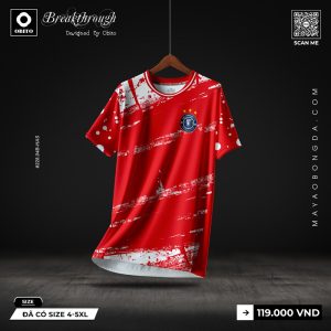 Áo Bóng Đá Thiết Kế Màu Đỏ Năng Động - Mã 1-35