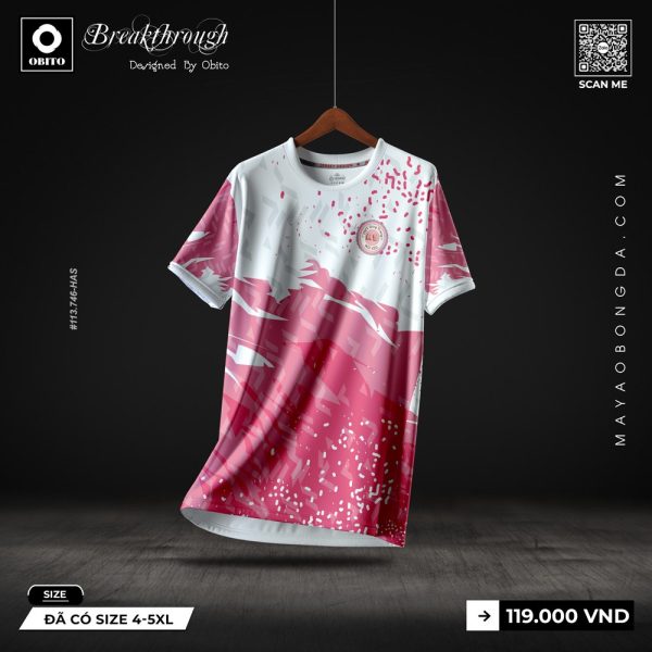 Áo Bóng Đá Breakthrough Hồng Đậm - Cá Tính Và Năng Động