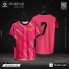 Áo Bóng Đá Thiết Kế Hồng Neon - Mã #147 ENIO