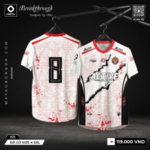 Áo bóng đá Breakthrough màu trắng - Thiết kế phá cách bởi Obito
