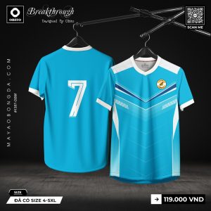 Áo Bóng Đá Thiết Kế Xanh Ngọc Năng Động – Mã 2-49