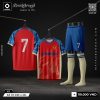 Đồng Phục Bóng Đá FC WARRIORS Đỏ Tươi - Obito Thiết Kế Cá Tính