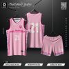 Áo Bóng Rổ Pink Panther Hồng Pastel Nổi Bật – Mã 26-1