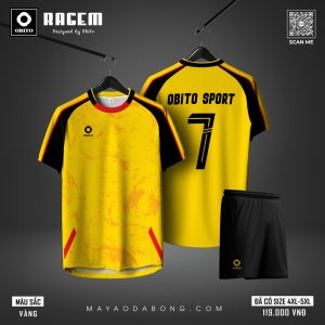 Áo Bóng Đá OBITO SPORT Ragem Màu Vàng