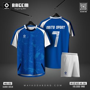 Áo không logo Ragem xanh bích – Bộ quần áo thể thao chuyên dụng cho thi đấu & tập luyện