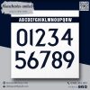 Font Số & Tên Manchester United 2023/24 Xanh Navy - OBITO SPORT