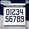 Font Số Obito Sport 03 - Màu Đen Nổi Bật Trên Nền Trắng