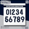 Font Số & Chữ In Áo Bóng Đá Sporting CP Màu Đen Viền Trắng