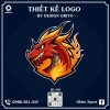Logo Rồng Lửa Đỏ Cam - Thiết Kế Bởi Obito