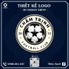 Logo Chấm Trịnh FC - Thiết kế sang trọng, mạnh mẽ với nền xanh than chủ đạo