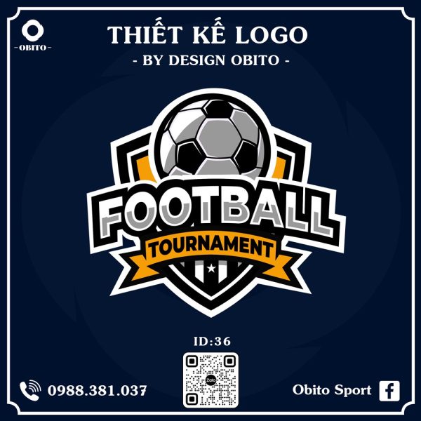 Logo Bóng Đá Xanh Đậm - Thiết Kế Vector Chuyên Nghiệp