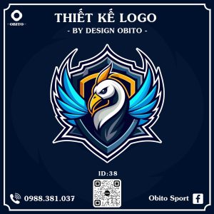 Logo Bóng Đá Obito Sport - Màu Xanh Dương Cá Tính & Hiện Đại