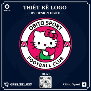 Thiết Kế Logo Hồng Đậm Trẻ Trung – Logo Bóng Đá 51