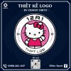 Logo lớp 12A1 màu hồng pastel - Thiết kế dễ thương, cá nhân hóa từng lớp học