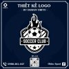 Logo Bóng Đá Xanh Đen – Soccer Club by Design Obito