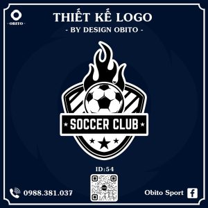 Logo Bóng Đá Xanh Đen – Soccer Club by Design Obito