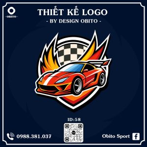 Logo Bóng Đá Màu Đỏ Năng Động – Design OBITO (ID:58)