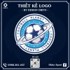 Logo Bóng Đá Football Planet - Thiết Kế Xanh Dương Năng Động