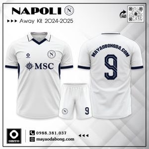 Áo Bóng Đá Napoli Trắng - Away Kit 2024/2025