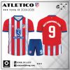 Áo đấu Atletico Home Kit 2024-2025 - Đỏ truyền thống