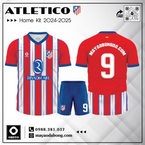 Áo đấu Atletico Home Kit 2024-2025 - Đỏ truyền thống