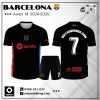 Áo đấu sân khách Barcelona 2024-2025 màu đen