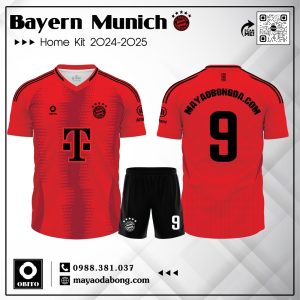 Áo Đấu Bayern Munich Sân Nhà 2024-2025 Màu Đỏ