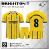 Brighton Away Kit 2024-2025 - Vàng Nổi Bật
