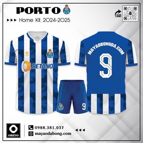 Áo đấu CLB Porto sân nhà 2024–2025 – Xanh dương truyền thống