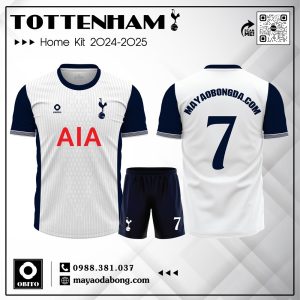 Áo Đấu Tottenham Sân Nhà 2024–2025 Trắng Xanh Navy