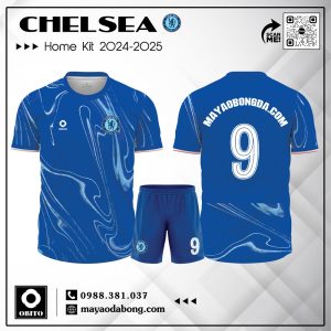 Áo Bóng Đá Chelsea Sân Nhà 2024–2025 Xanh Dương Hoàng Gia