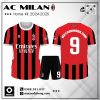 AC Milan Home Kit 2024-2025 - Đỏ Đen Truyền Thống