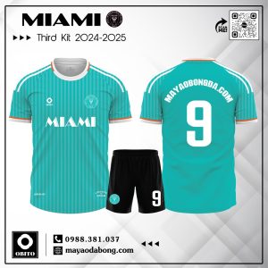 Áo đấu Sân Khách Thứ 3 Miami 2024-2025 - Xanh Ngọc Năng Động
