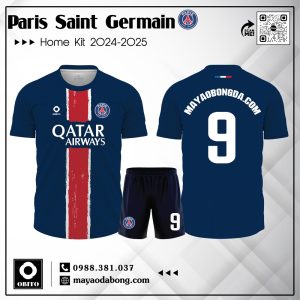 Quần Áo Thi Đấu PSG Sân Nhà 2025 - Xanh Navy Cá Tính